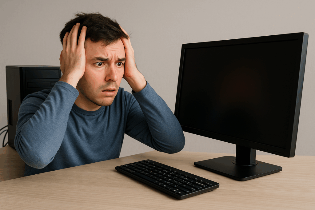 PC 고장나고 멘붕!