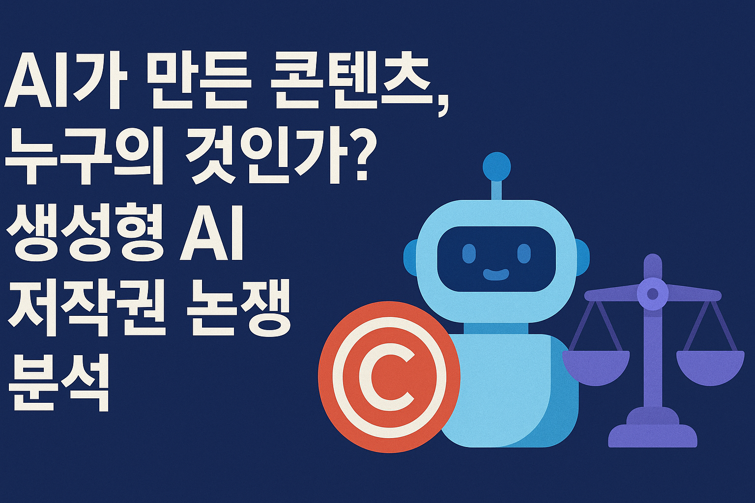 생성현 AI 저작권 논쟁