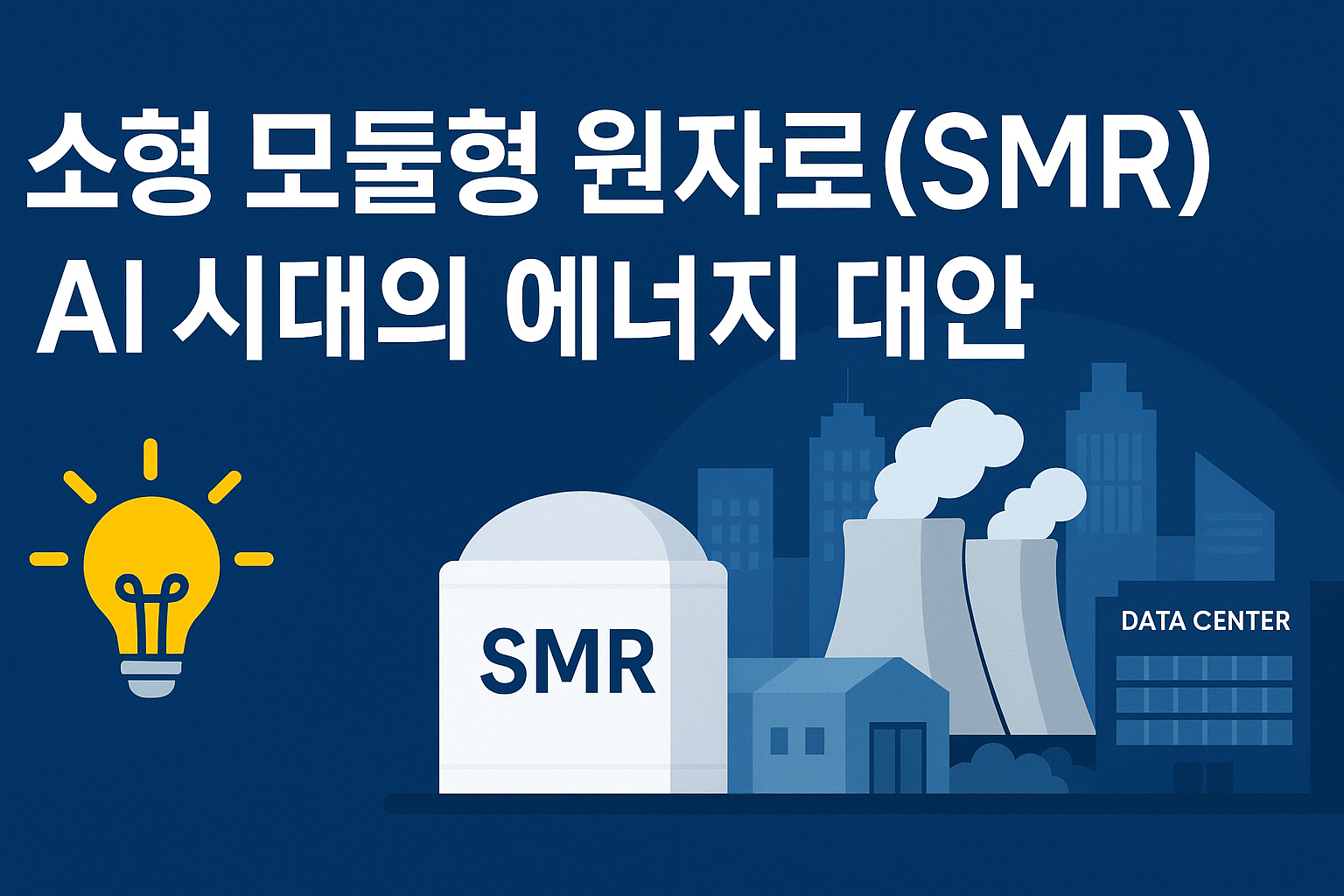 소형 모듈형 원자로(SMR) AI 시대의 에너지 대안