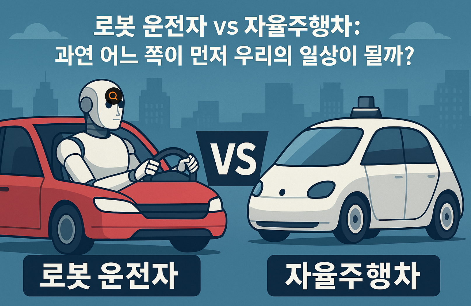 로봇 운전자 vs 자율주행차