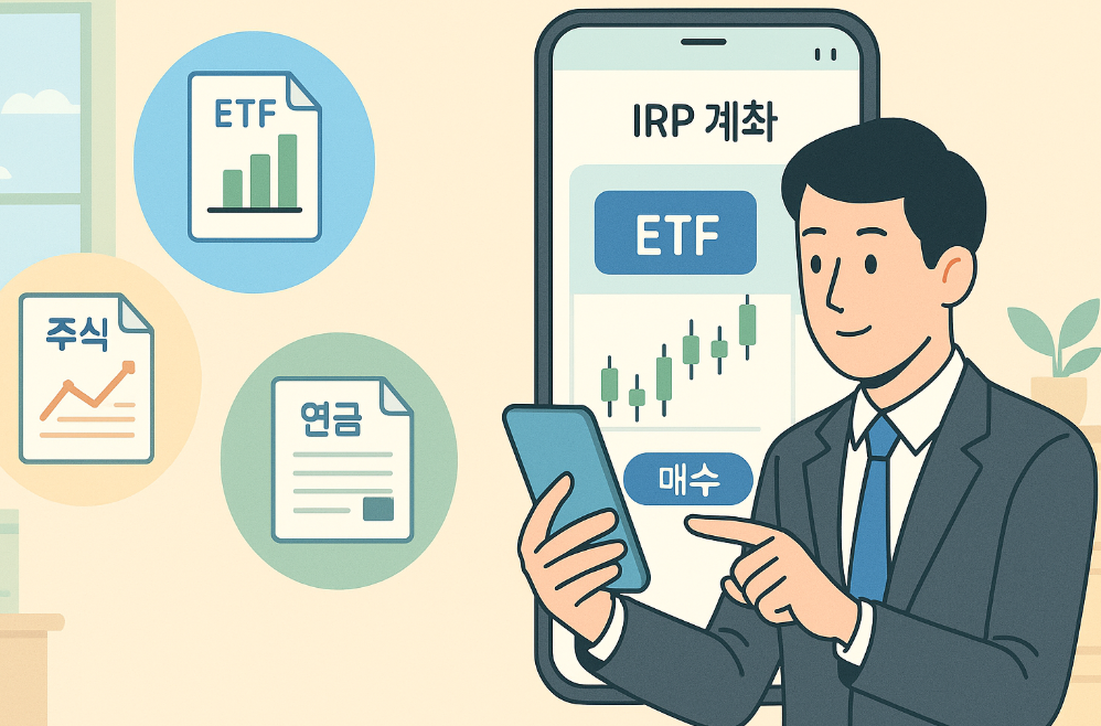 퇴직연금 ETF 투자 및 중도인출 여부