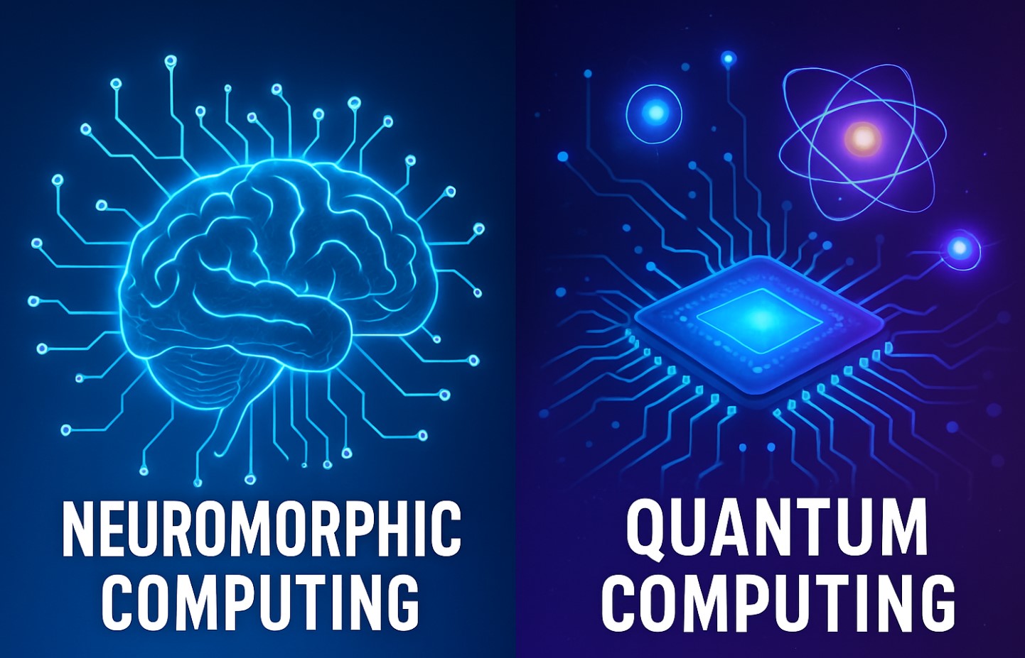 Neuromorphic and Quantum Computing