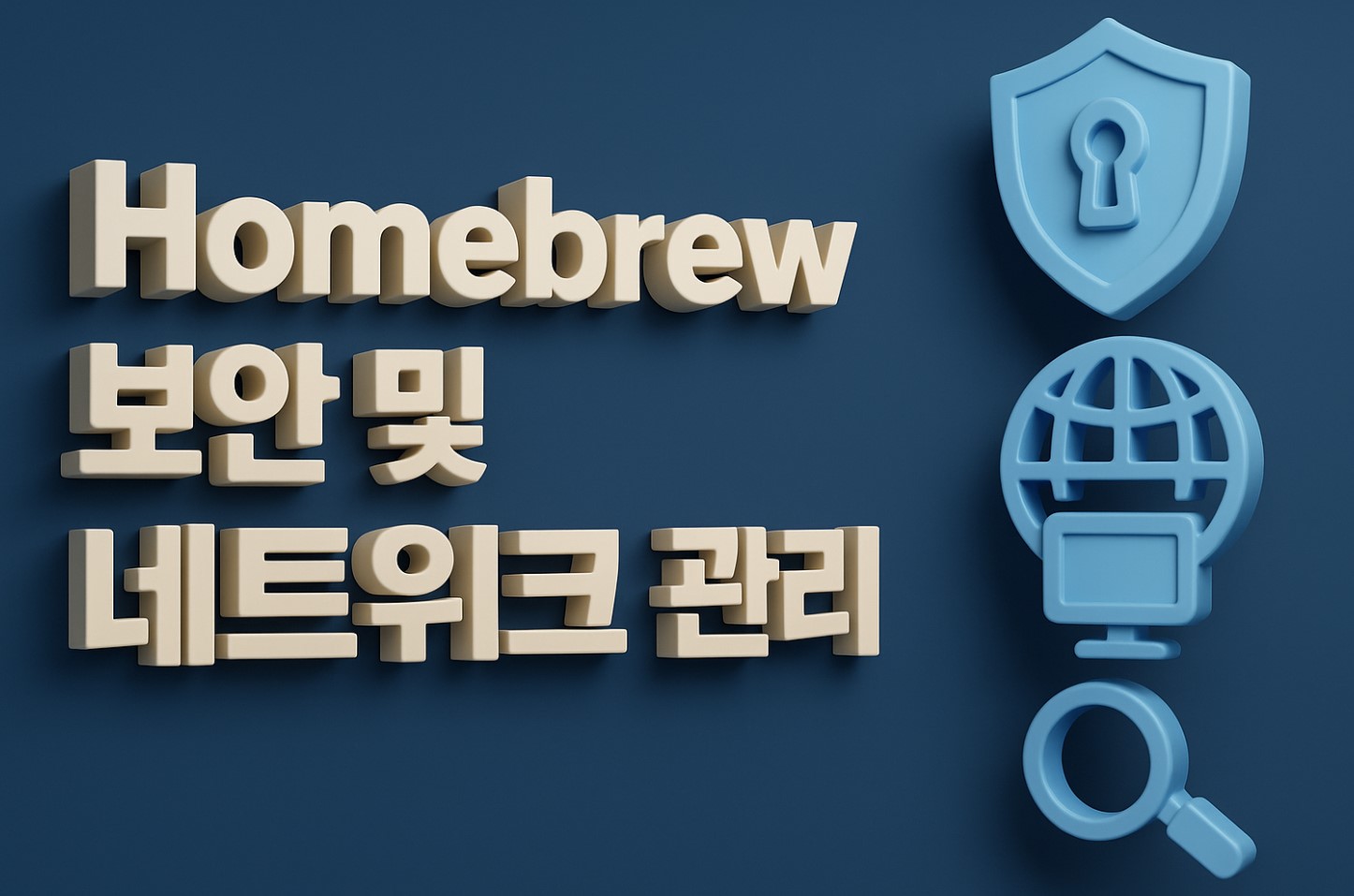 Homebrew 보안 및 네트워크 관리