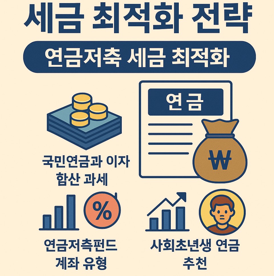 연금저축 세금 최적화 전략